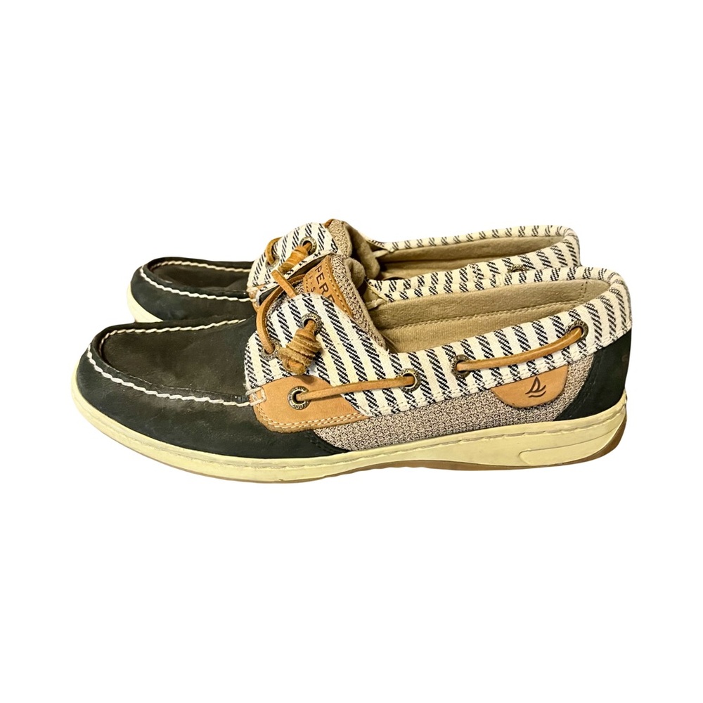 Sperry Top-Sider Bluefish 2 Eye Mariner
2-Tone Stripe Sperry Slip On Navy White